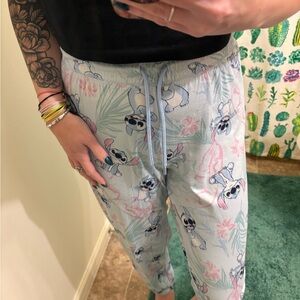 Stitch Print Pajama Pants